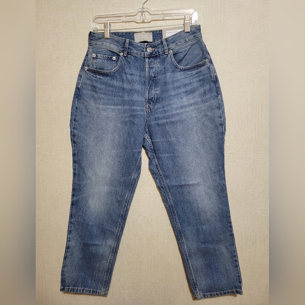 Everlane The Curvy 90s cheeky straight jean size 10 crop